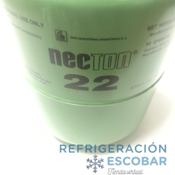 GARRAFA DE GAS REFRIGERANTE R22 NECTON 3.4 KG